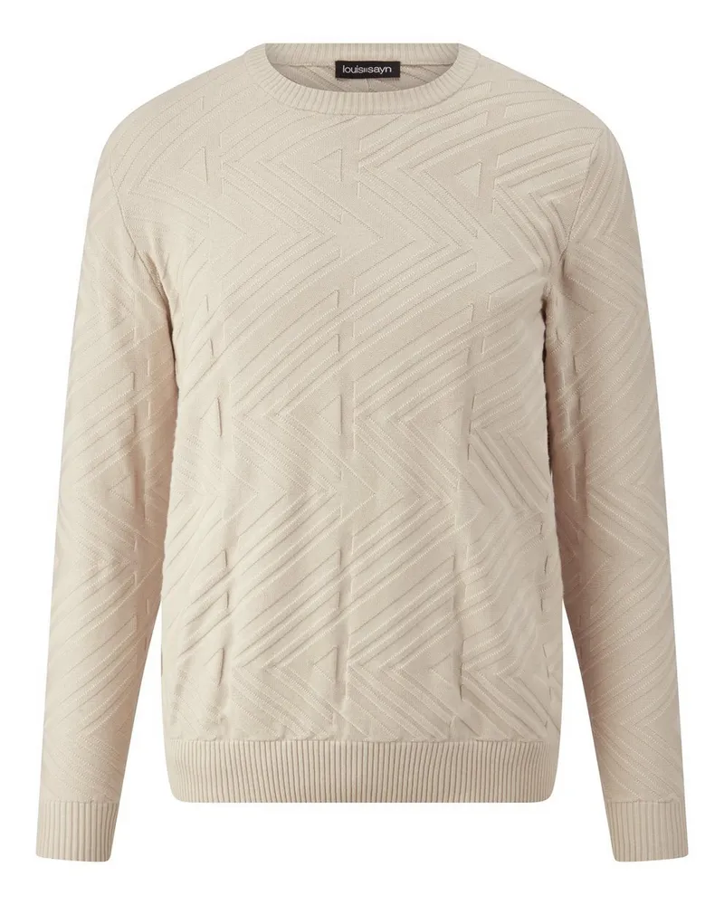 Louis Sayn Rundhals-Pullover  beige Beige