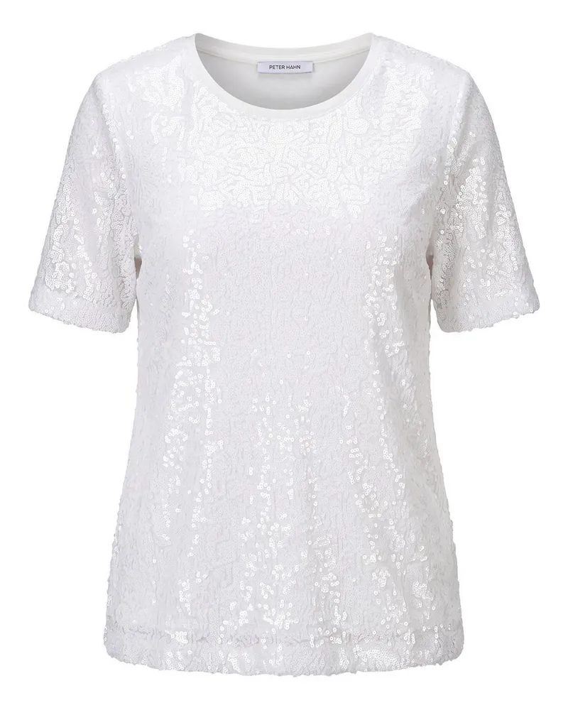 Peter Hahn Rundhals-Shirt  weiss Weiss