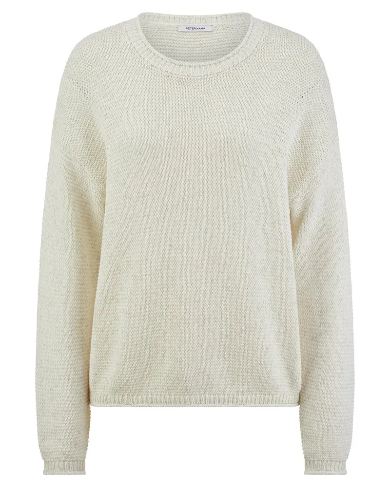 Peter Hahn Rundhals-Pullover  beige Beige