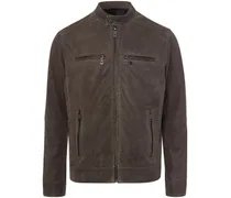 Wildlederjacke  braun