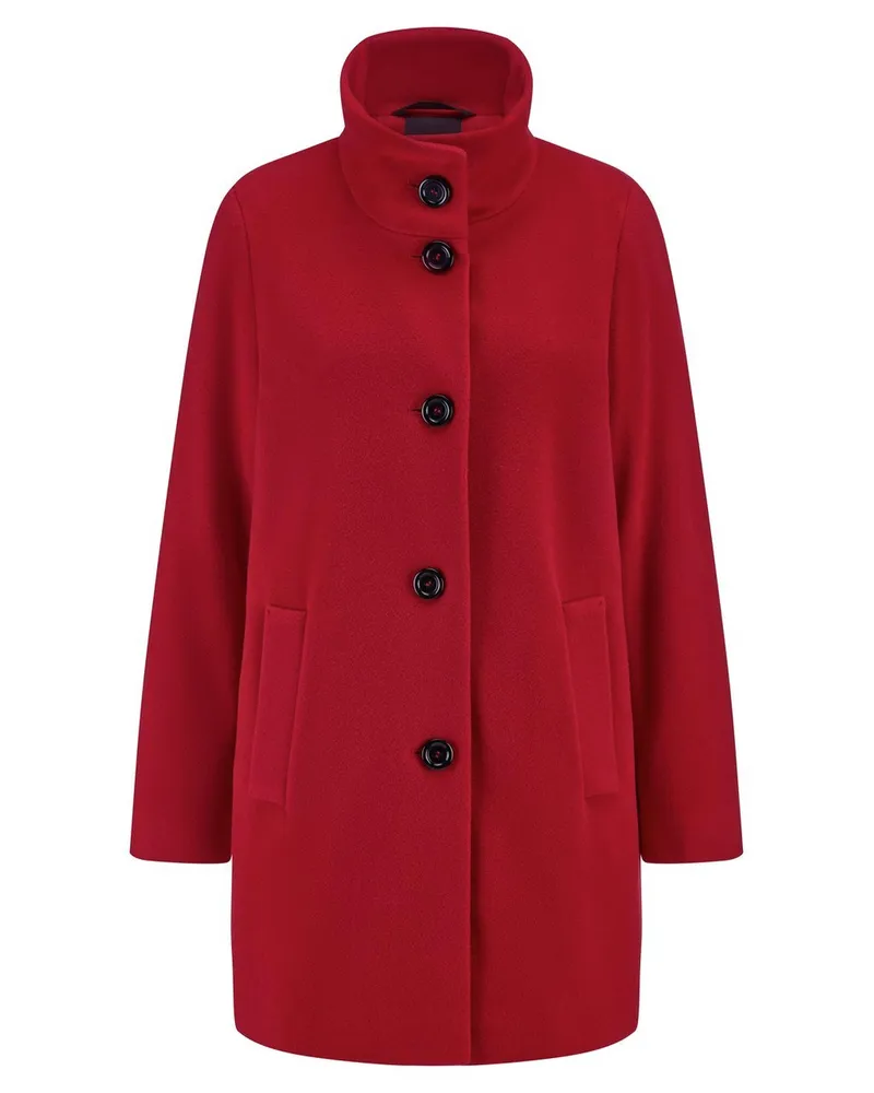Fuchs Schmitt Long-Jacke Stehkragen  rot Rot