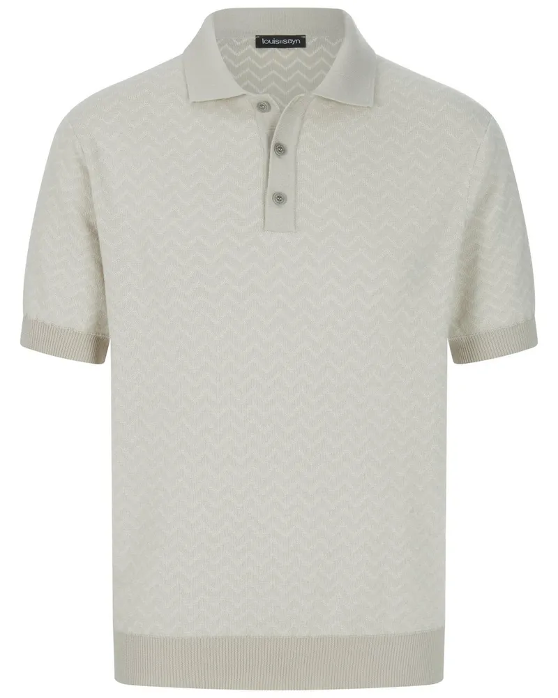 Louis Sayn Strick-Polo  beige Beige