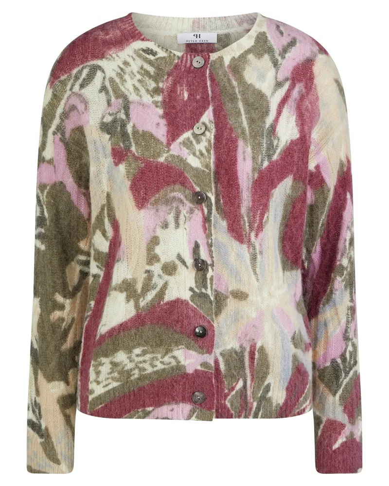 Peter Hahn Strickjacke  mehrfarbig Mehrfarbig