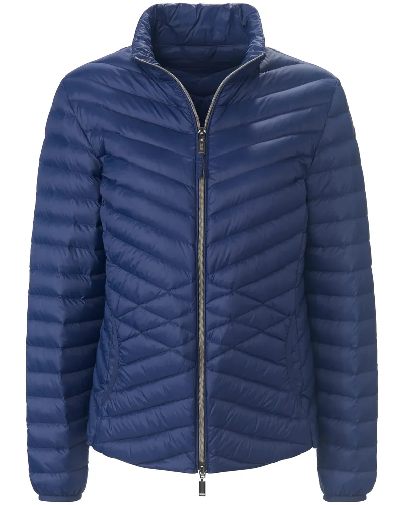 Peter Hahn Daunen-Steppjacke Stehkragen  blau Blau