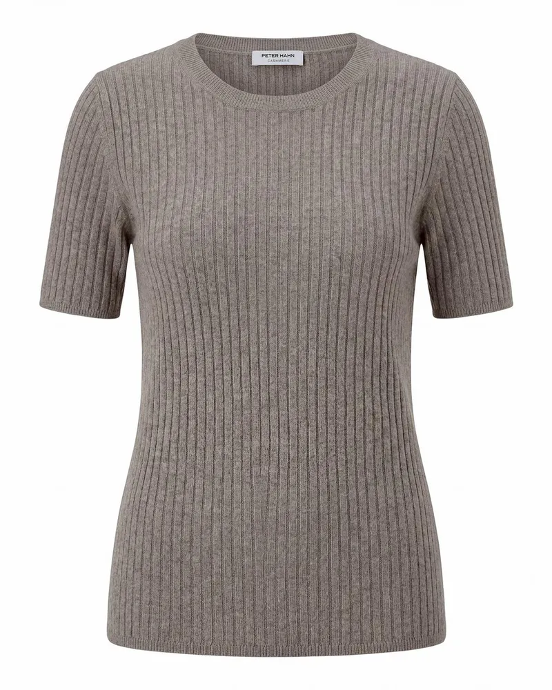 Peter Hahn Rundhals-Pullover aus Kaschmir  beige Beige
