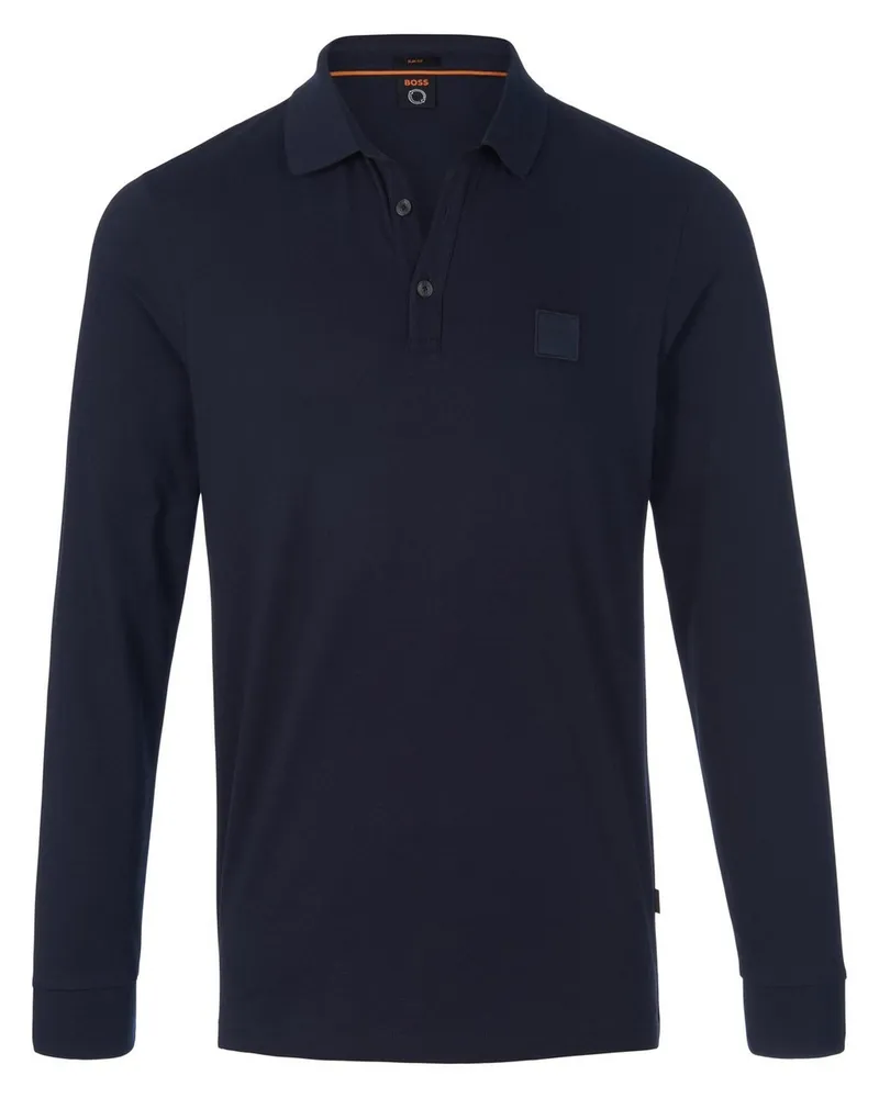 HUGO BOSS Polo-Shirt  blau Blau