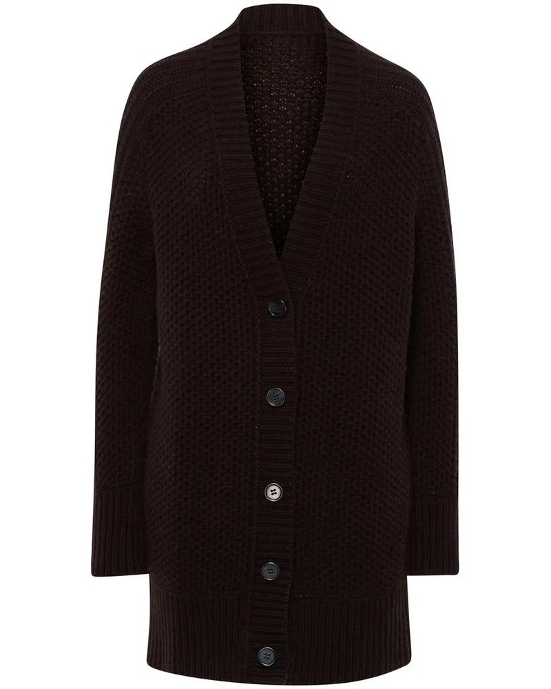 FADENMEISTER BERLIN Long-Strickjacke  braun Braun