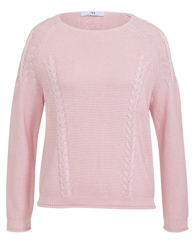 Peter Hahn Rundhals-Pullover  rosé Rosé