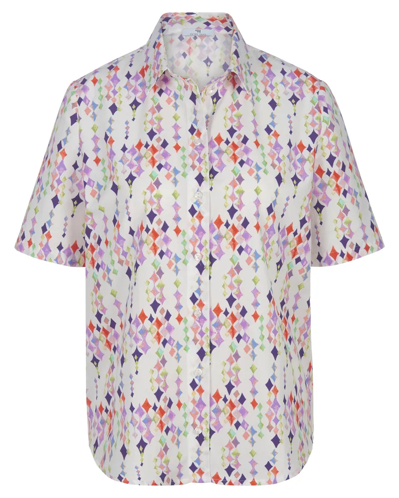 Peter Hahn Bluse  weiss Weiss