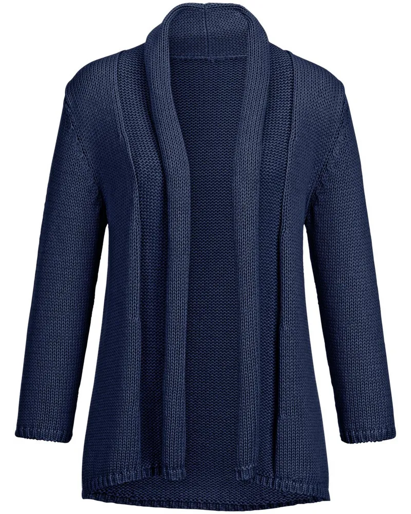Peter Hahn Cardigan 3/4-Arm  blau Blau