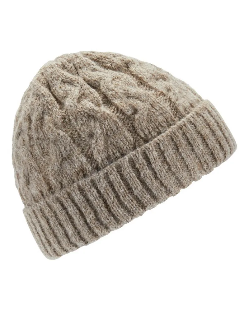 Peter Hahn Mütze  beige Beige