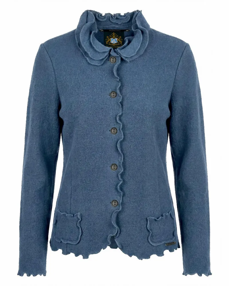 Hammerschmid Strickjacke  blau Blau