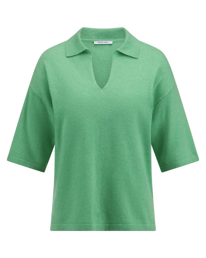 Peter Hahn Polo-Pullover  grün Grün