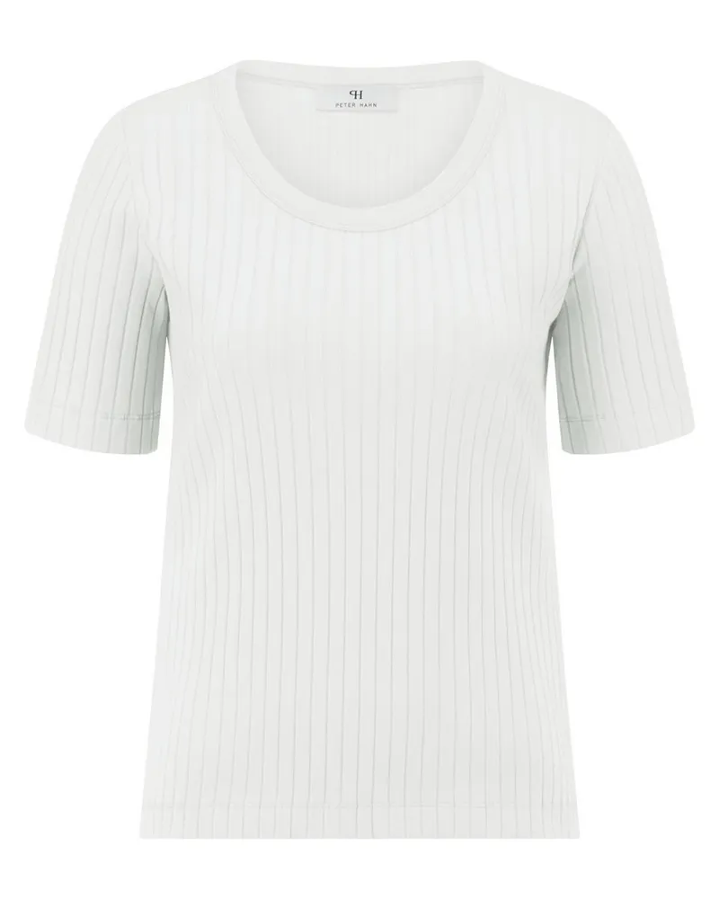 Peter Hahn Rundhals-Shirt  weiss Weiss