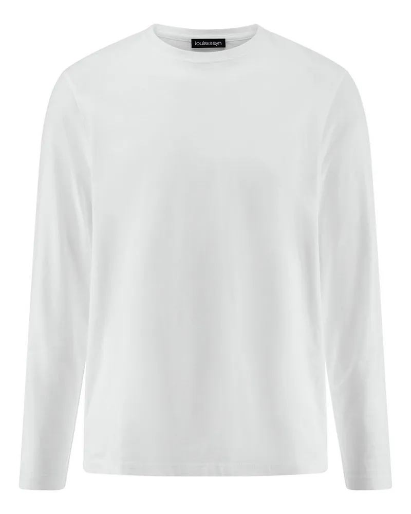 Louis Sayn Longsleeve Rundhals-Ausschnitt  weiss Weiss