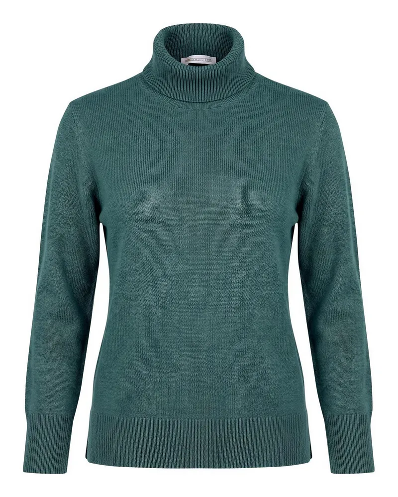 Peter Hahn Rollkragen-Pullover  türkis Türkis