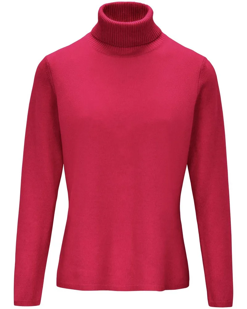 Include Rollkragen-Pullover aus Schurwolle und Kaschmir  pink Pink