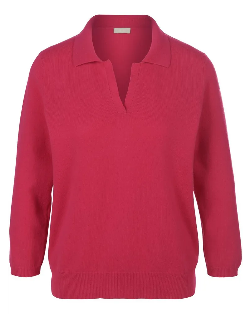 Include Polo-Pullover 3/4-Arm  pink Pink