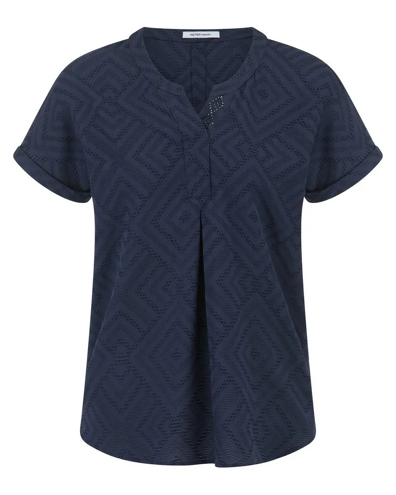 Peter Hahn Long-Bluse  blau Blau