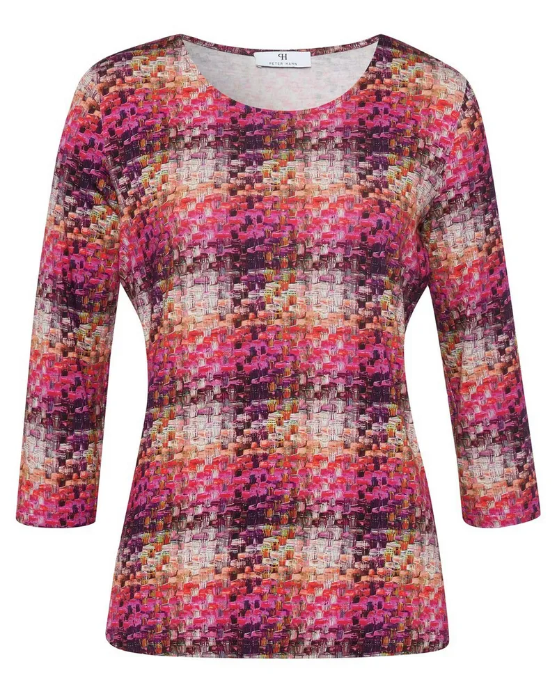 Peter Hahn Rundhals-Shirt 3/4-Arm  mehrfarbig Mehrfarbig
