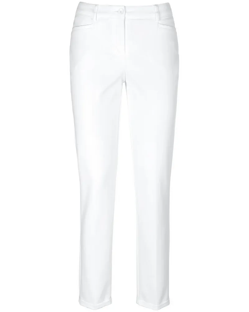 FADENMEISTER BERLIN Knöchellange Hose  weiss Weiss