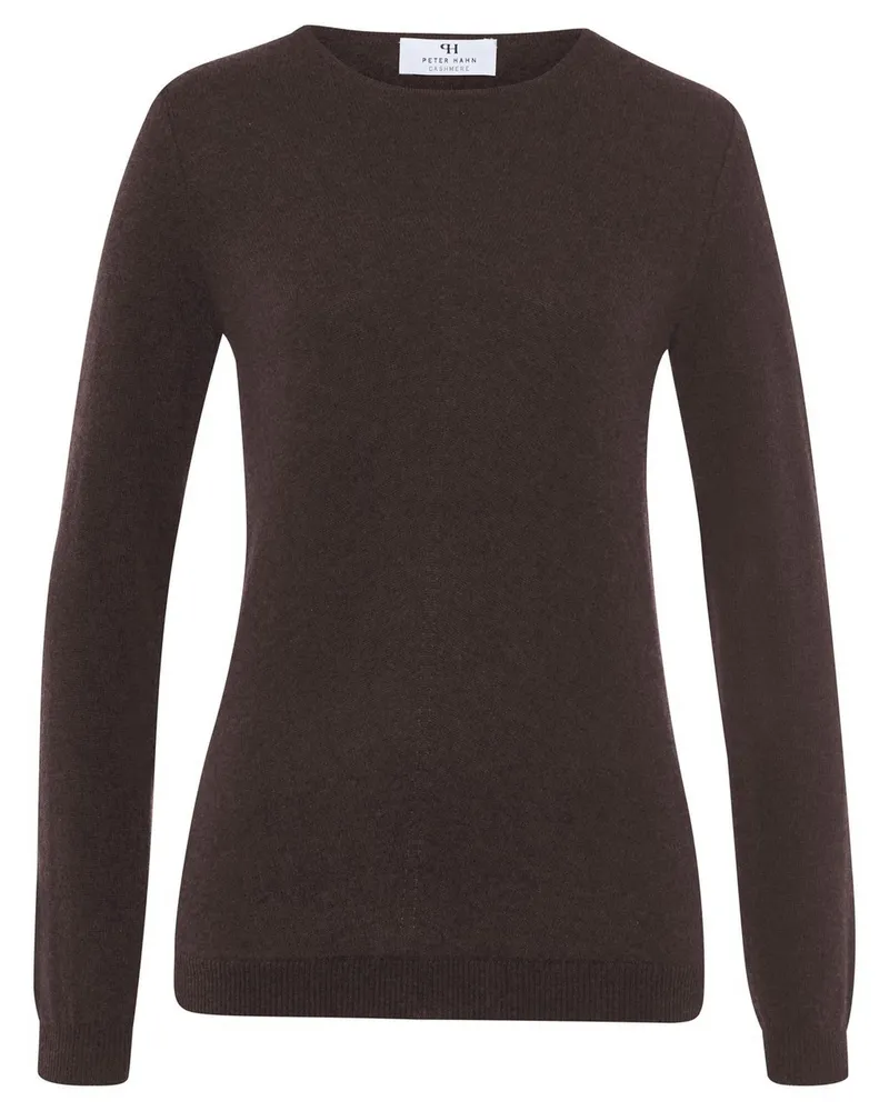 Peter Hahn Rundhals-Pullover aus 100% Premium-Kaschmir  Cashmere braun Braun