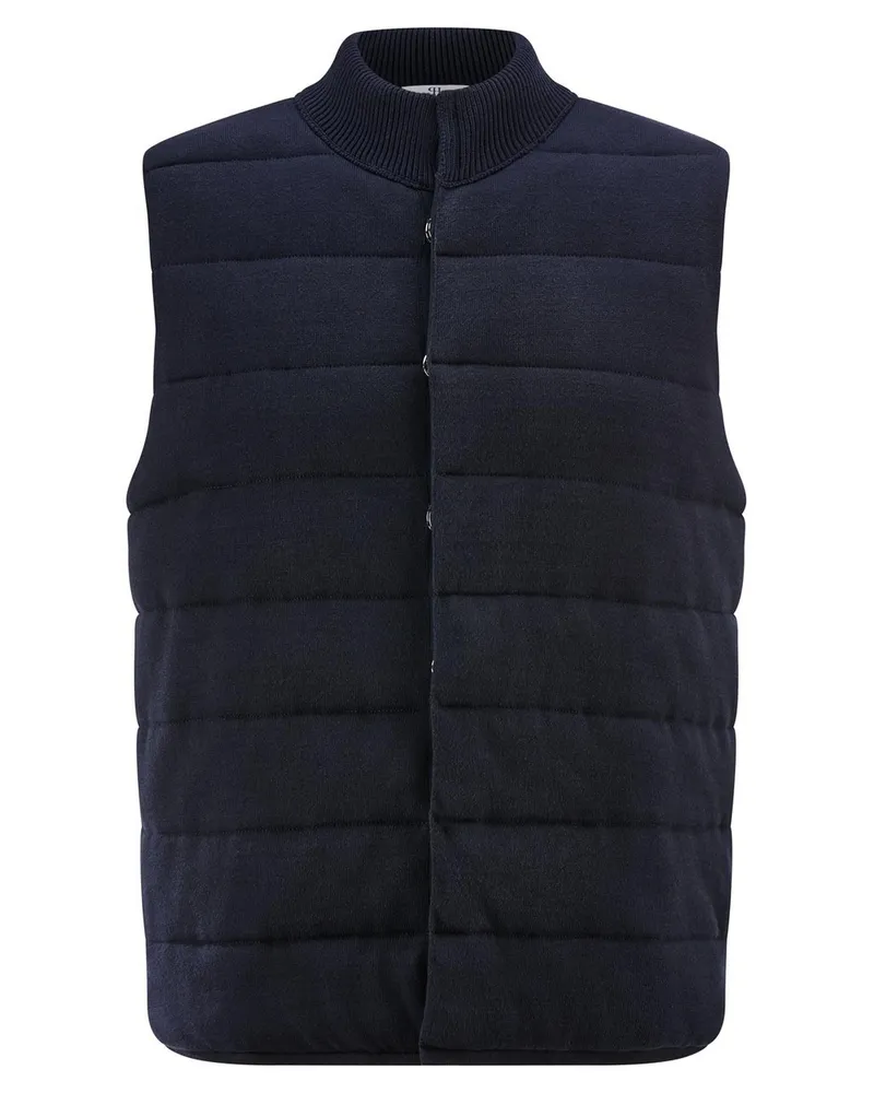 Louis Sayn Strickweste  blau Blau
