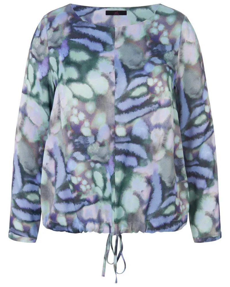 Emilia Lay Bluse Rundhals-Ausschnitt  lila Lila