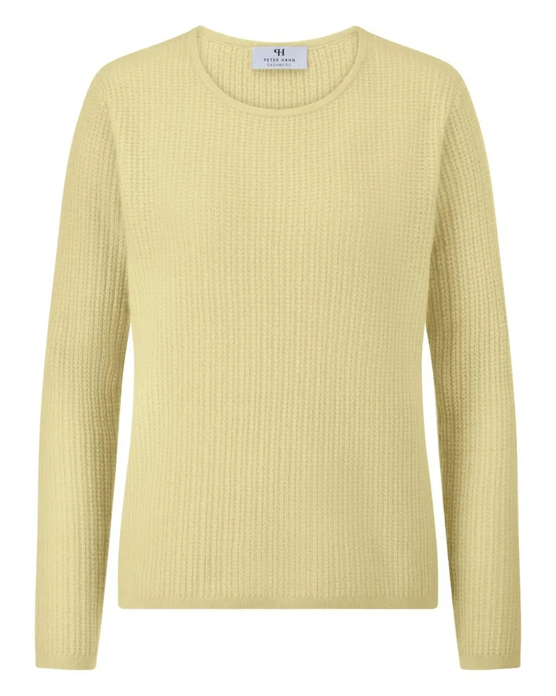 Peter Hahn Rundhals-Pullover 1/1-Arm  gelb Gelb