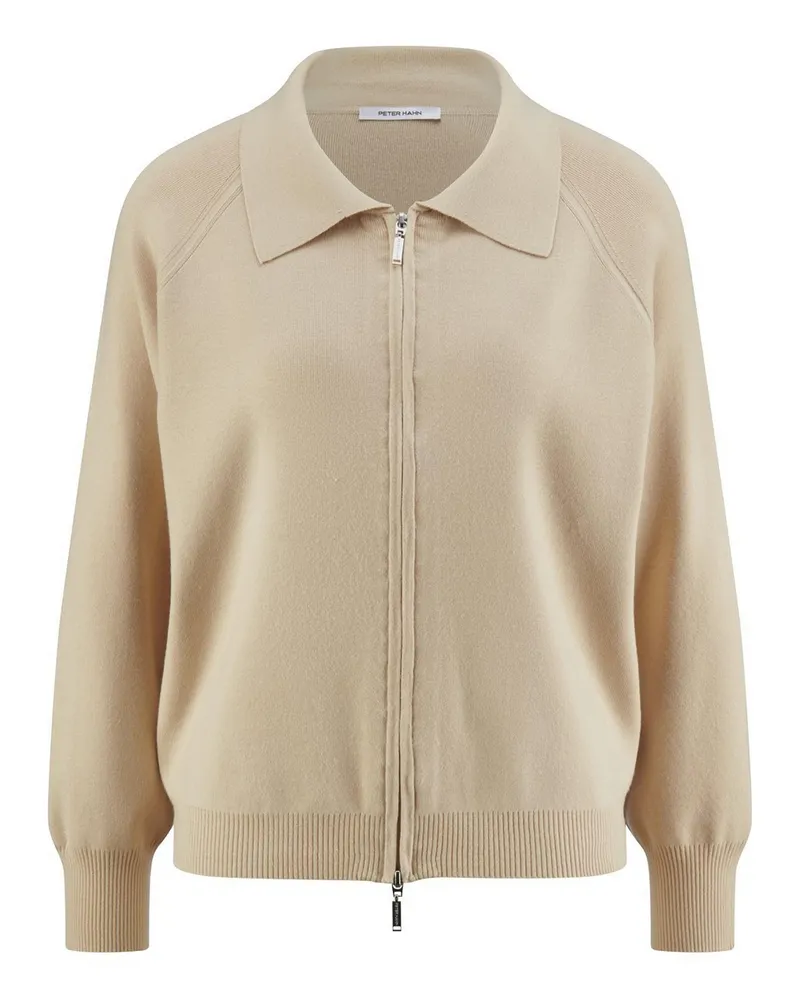 Peter Hahn Strick-Blouson  beige Beige