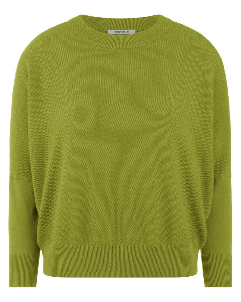 Peter Hahn Rundhals-Pullover aus 100% SUPIMA-Baumwolle  grün Grün