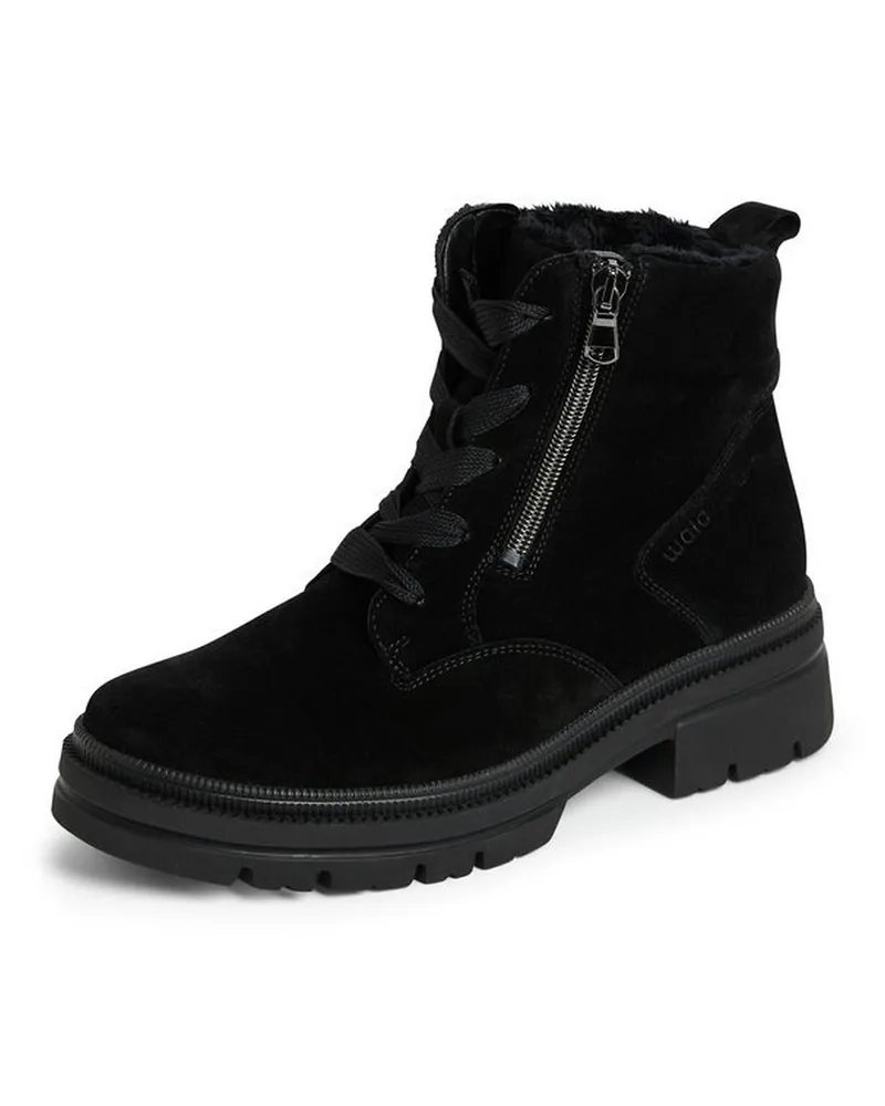 Waldläufer Schnür-Stiefelette Amara  schwarz Schwarz