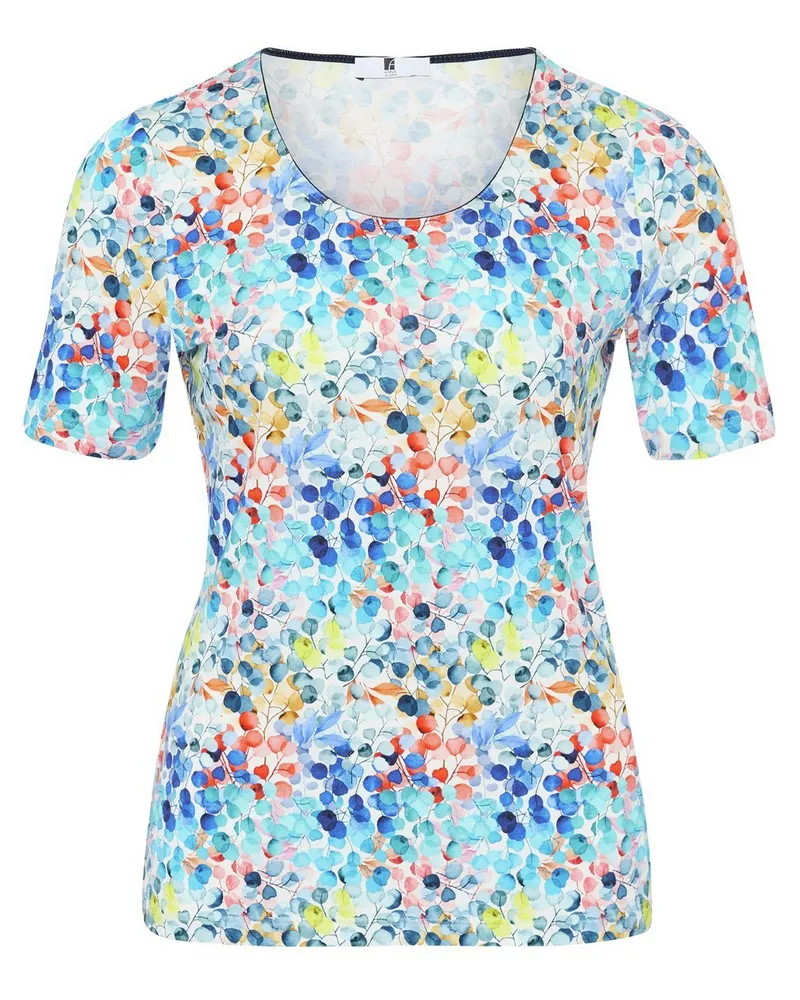 Anna Aura Rundhals-Shirt  mehrfarbig Mehrfarbig
