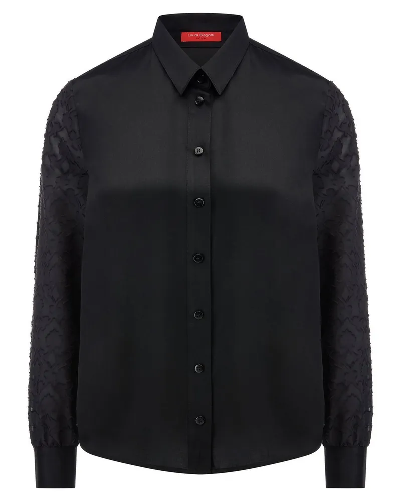 Laura Biagiotti Bluse  schwarz Schwarz