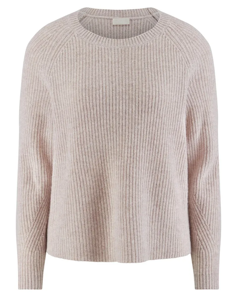 Include Rundhals-Pullover  beige Beige