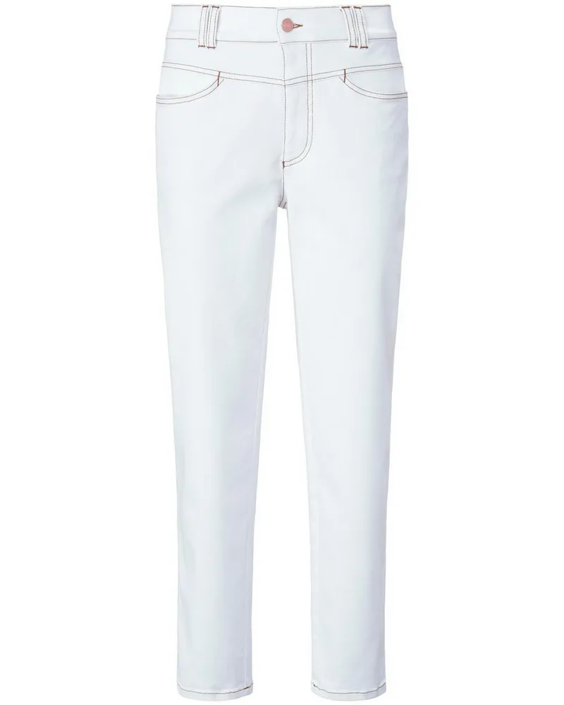 DAY.LIKE Knöchellange Slim Fit-Jeans  weiss Weiss