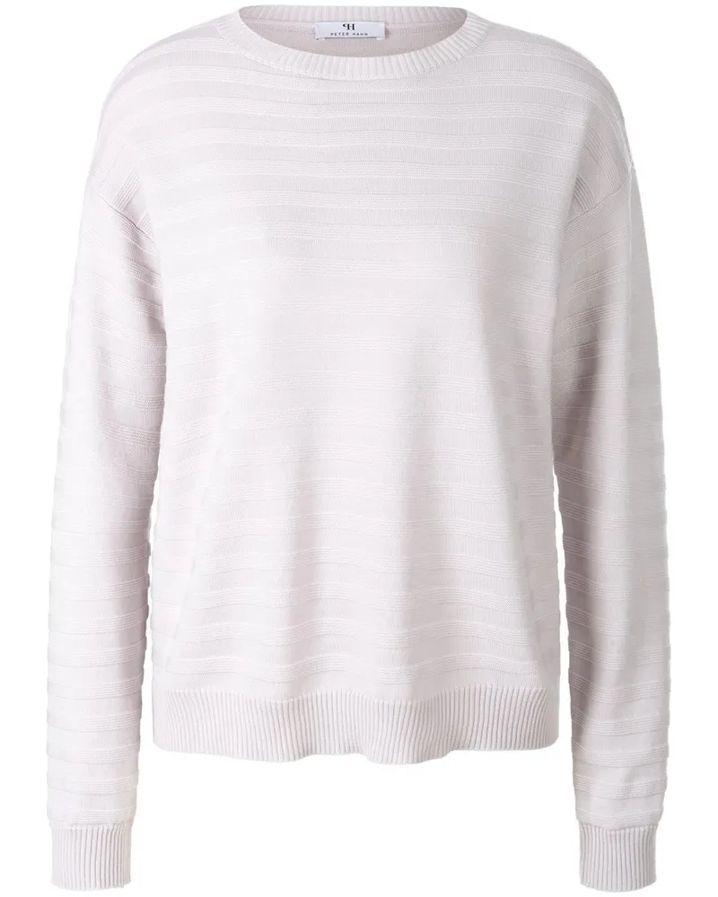 Peter Hahn Rundhals-Pullover aus 100% SUPIMA®-Baumwolle  grau Grau