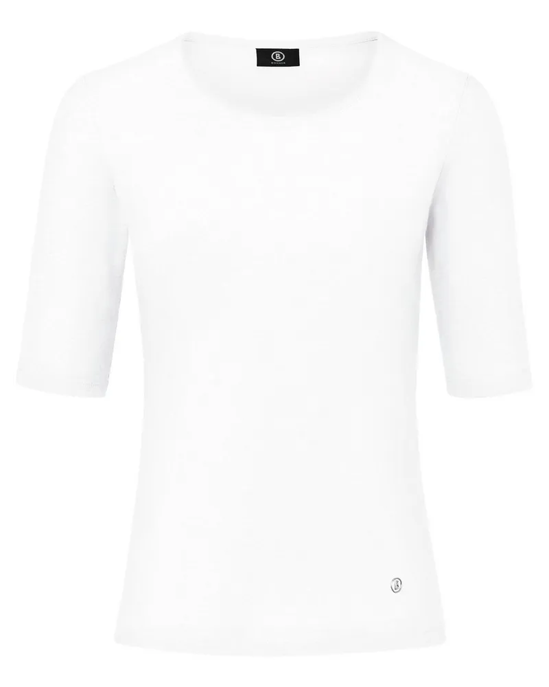 Bogner Rundhals-Shirt Modell Velvet  weiss Weiss