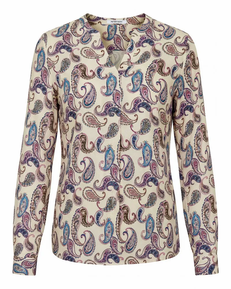 Peter Hahn Bluse  mehrfarbig Mehrfarbig