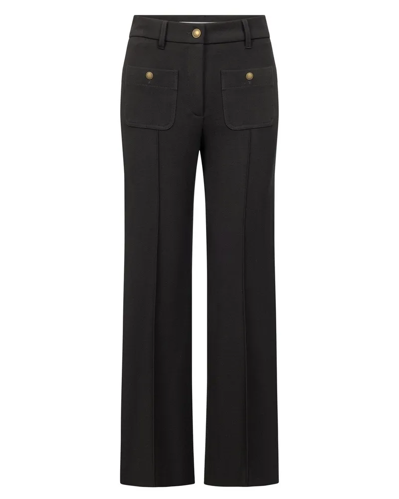 RAFFAELLO ROSSI  Knöchellange Hose  schwarz Schwarz