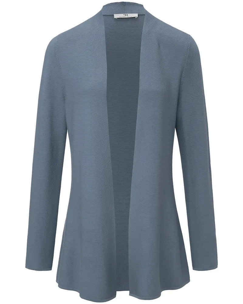 Peter Hahn Strickjacke aus 100% SUPIMA®-Baumwolle  blau Blau