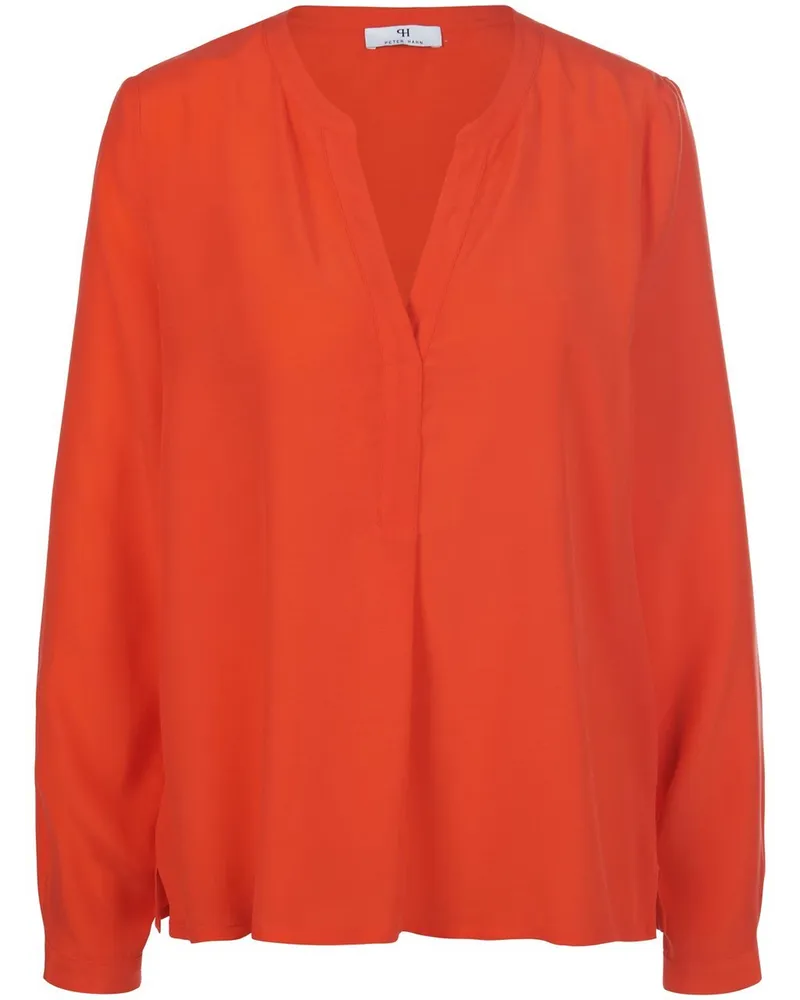 Peter Hahn Bluse  rot Rot