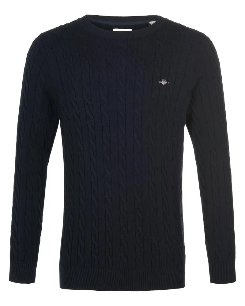 Gant Rundhals-Pullover  blau Blau