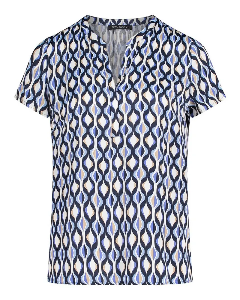 Betty Barclay Bluse V-Öffnung  blau Blau