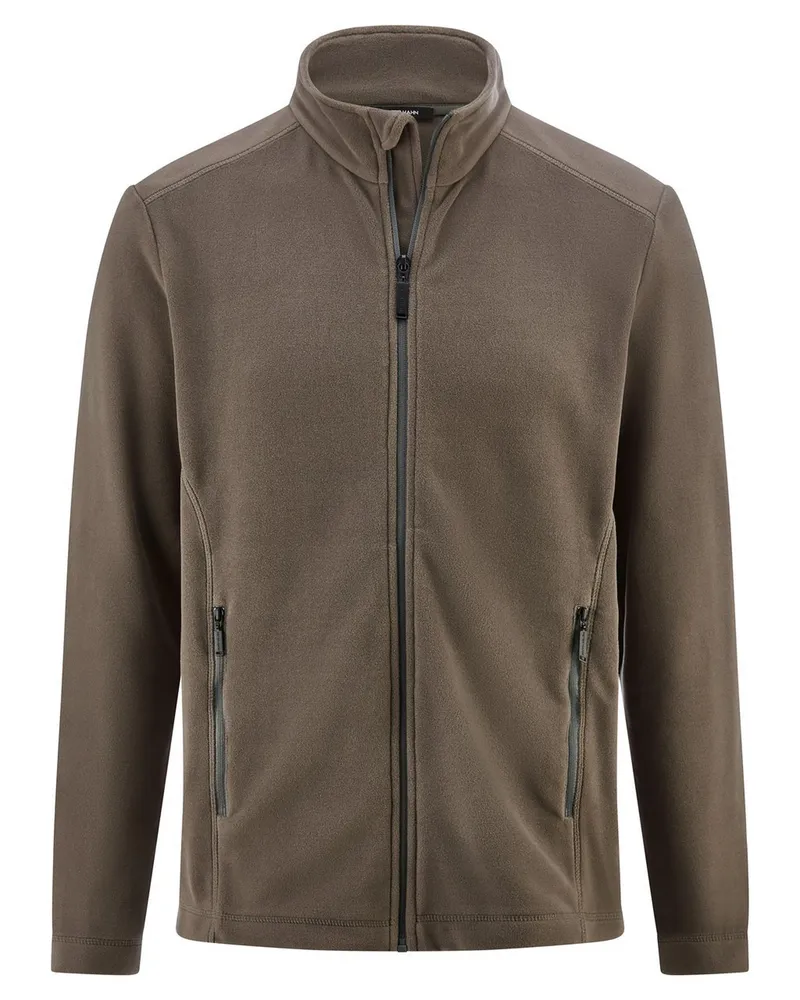 Peter Hahn Fleece-Jacke Stehkragen  beige Beige