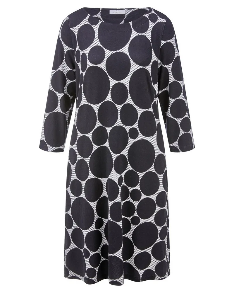 Peter Hahn Jersey-Kleid 3/4-Arm  schwarz Schwarz