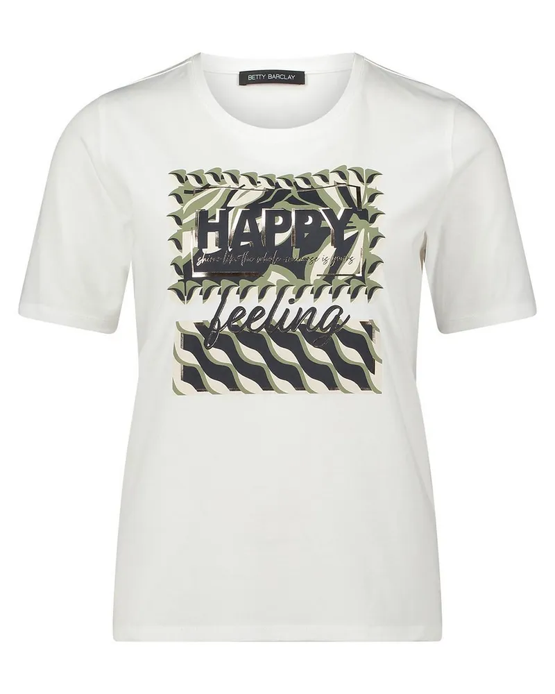 Betty Barclay Rundhals-Shirt  weiss Weiss