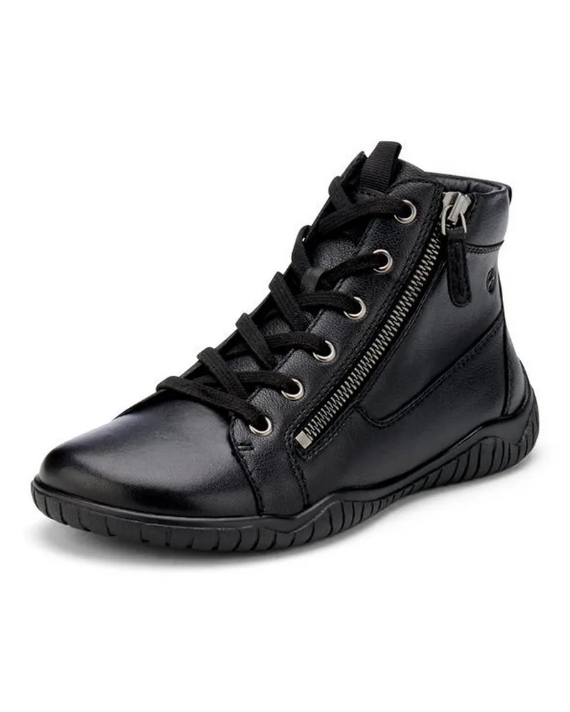 Josef Seibel Barfuß-Schnür-Stiefelette Wynona  schwarz Schwarz
