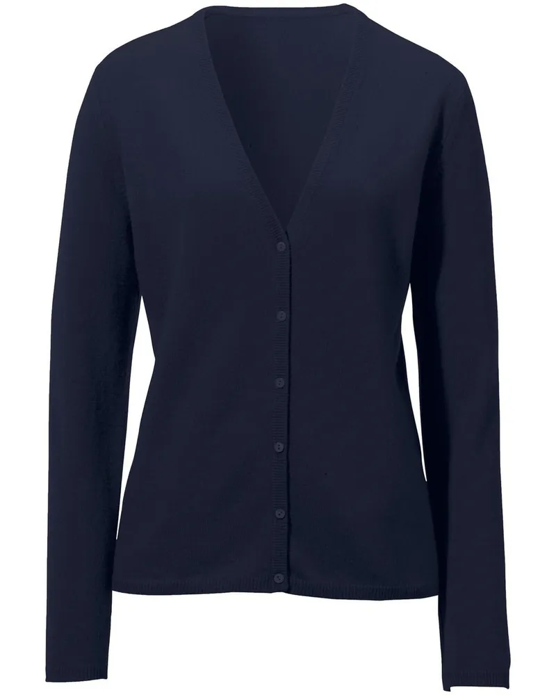 Peter Hahn Strickjacke aus 100% Premium-Kaschmir Modell Cora  Cashmere blau Blau
