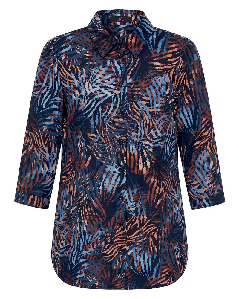 Emilia Lay Long-Bluse 3/4-Arm  blau Blau